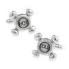 Faucet Cufflinks Hot Cold Taps for Plumber Plumbers Cuff Links