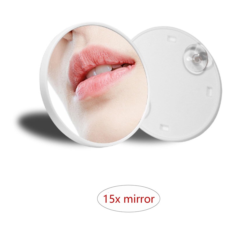 Eabdice 3 x Suction Cup Mirrors, Cosmetic Mirrors, 10 x