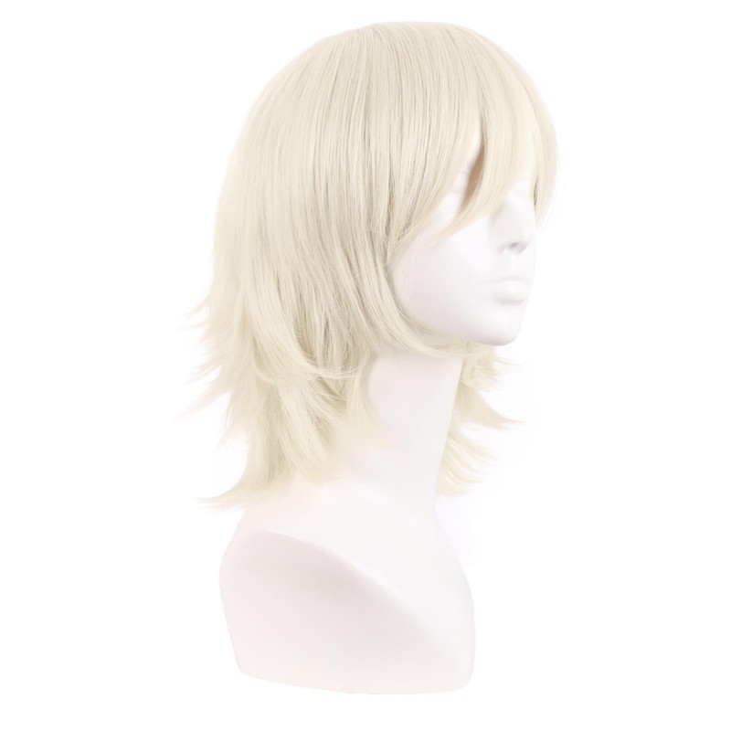 MapofBeauty 14 Inch/35 cm Short Cosplay Wolf Tail Synthetic Side