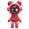 Astronaut Bear Silicone Keychain for Bags & Keys – Lightweight