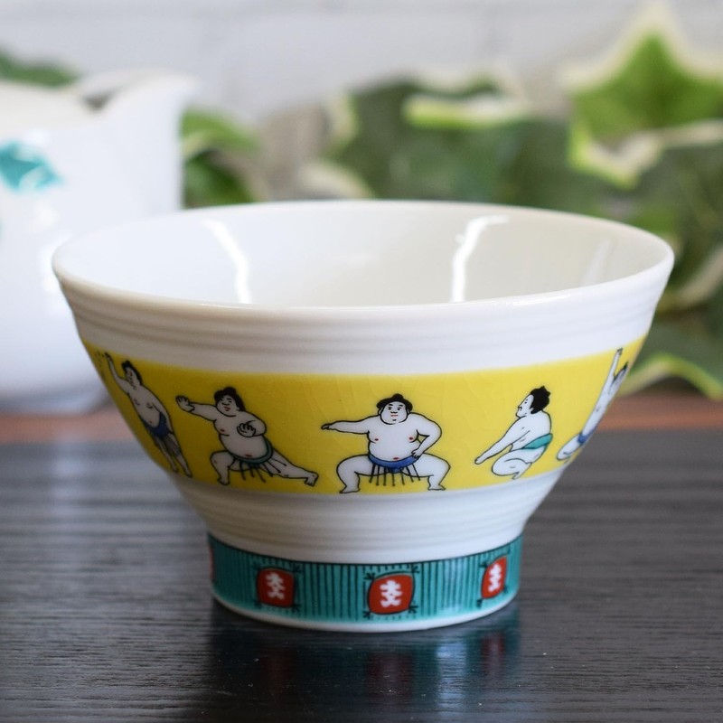 Respect for the Aged Day, Kutani Ware Rice Bowl, Sumo