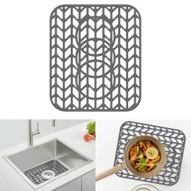 Unbranded Silicone Sink Mat Grid Sink Protector Folding Non-slip 11.8"X 13.7"