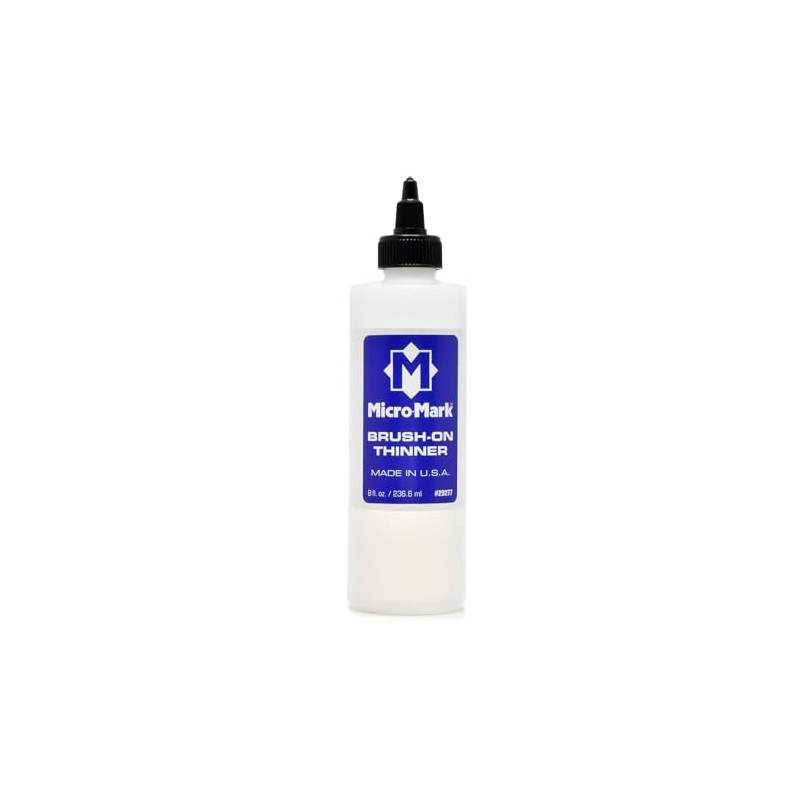 Micro-Mark Thinner – 8 oz | Professional-Grade Thinner for Acrylics,