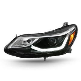 ACANII - For 2016-2018 Chevy Cruze Stock Projector Style w/LED DRL Headlight Headlamp Head Light Lamp - Driver Side Only