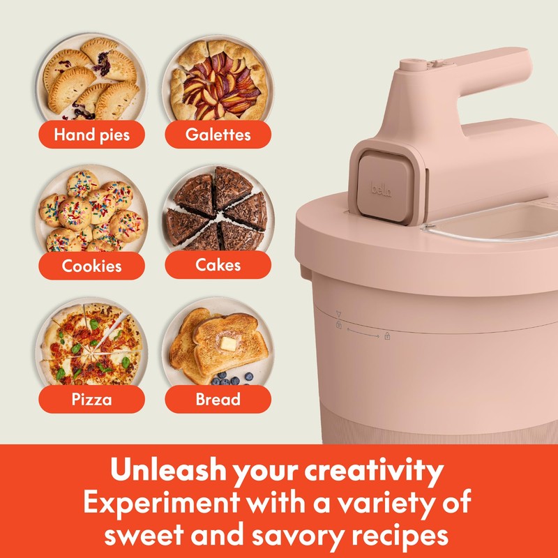 bella 3.5 Qt Hand & Stand Mixer, 2 in 1