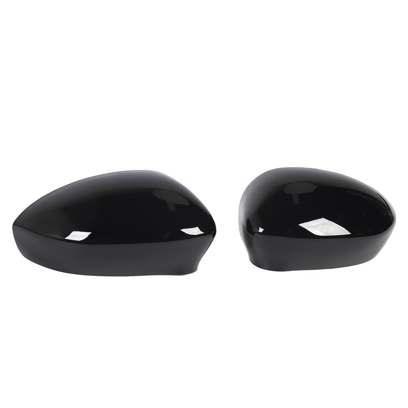 2 Pcs Door Side Rearview Mirror Cover Cap Left Right