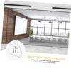 SUPVOX 2pcs Projector Screen Holder Mount Wall Bracket Hooks for