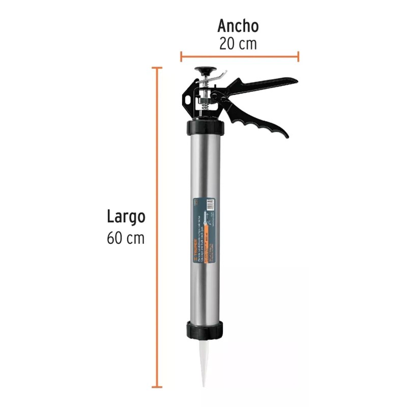 Truper Pistola Calafateadora Para Salchicha De 600 Ml Truper 101931