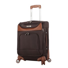 Pathfinder Carry-On Luggage with Spinner Wheels Softside Expandable 20-In Suitcase