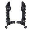 Pair Left Right Front Bumper Brackets,Front Driver & Passenger Side