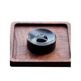 Linkirah Essential Oil Diffuser, Non-Electric Waterless, Passive Aromatherapy Diffuser for Car, Home, Office, Desk Decorative, Natural Wood, Wooden Craft 1PC (Black)