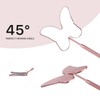 Miuffue Butterfly Lash Mirror, 2.5" Cute Eyelash Mirror, Stainless Steel