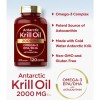 Antarctic Krill Oil 2000 mg 120 Softgels | with Astaxanthin,Om