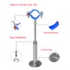 POTONZ Wall Mount Ceiling Mount Pipe Supports,Adjustable Pipe Clamps Stainless