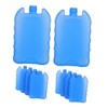 Zerodeko 10pcs Reusable Ice Packs for Coolers Freezer Packs for