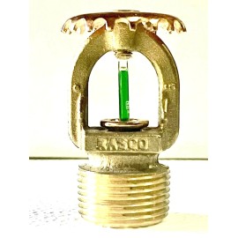 Reliable 200*F 3/4" NPT Brass Upright Quick Respinse Sprinkler Head K=8.0 Reliable F1FR