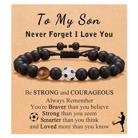 Bracelets for Men Braided Leather Bracelet for Men Bracelet Stocking Stuffer for Men Christmas Gifts for Men