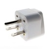 Tekit White NEMA 6-15P Universal Plug Adapter 110-250V 15A,Universal World