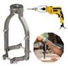 SILULCM Silver Square Hole Drill Bit Adapter for Mortising Attachment,