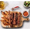 30 Pieces Stainless Steel Roulade Needles, 20 cm Barbecue Skewers,