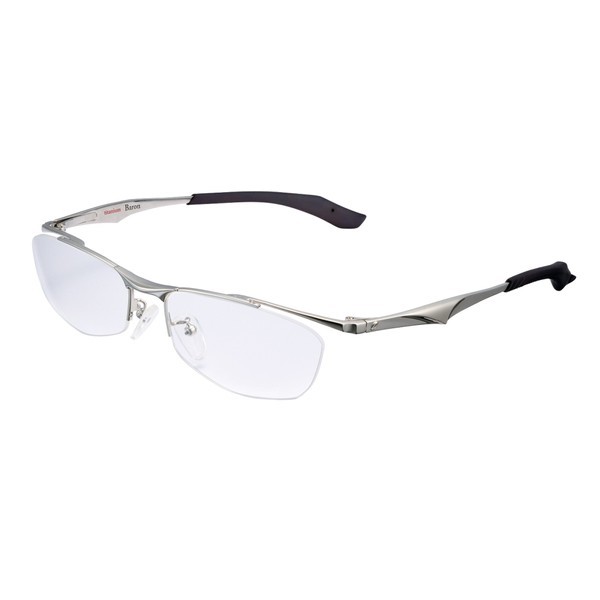 Zeque, Baron, Polarized Sunglasses, Eyeglass Frame, D-1122, Matte Chrome