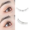 Lashidol False Eyelashes, Natural, Transparent Base, Handmade, DIY at Home,