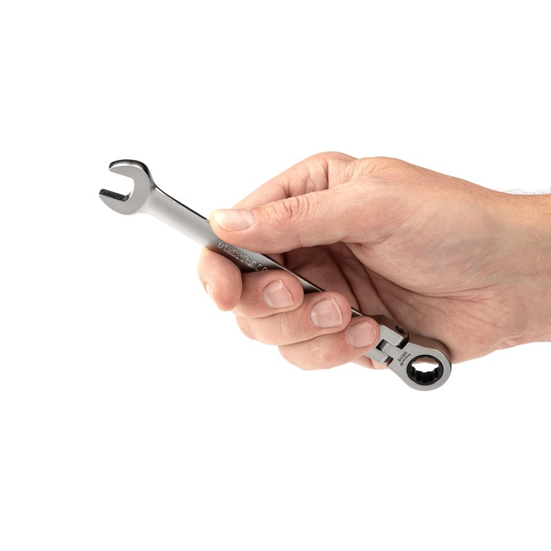 TEKTON 7/16 Inch Flex Head 12-Point Ratcheting Combination Wrench |