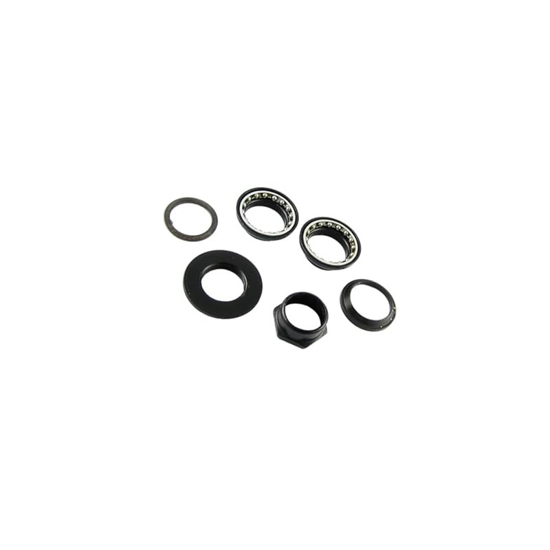 INFINAUTO 1inch Diameter Bike Headset Bicycle Head Parts Set Black
