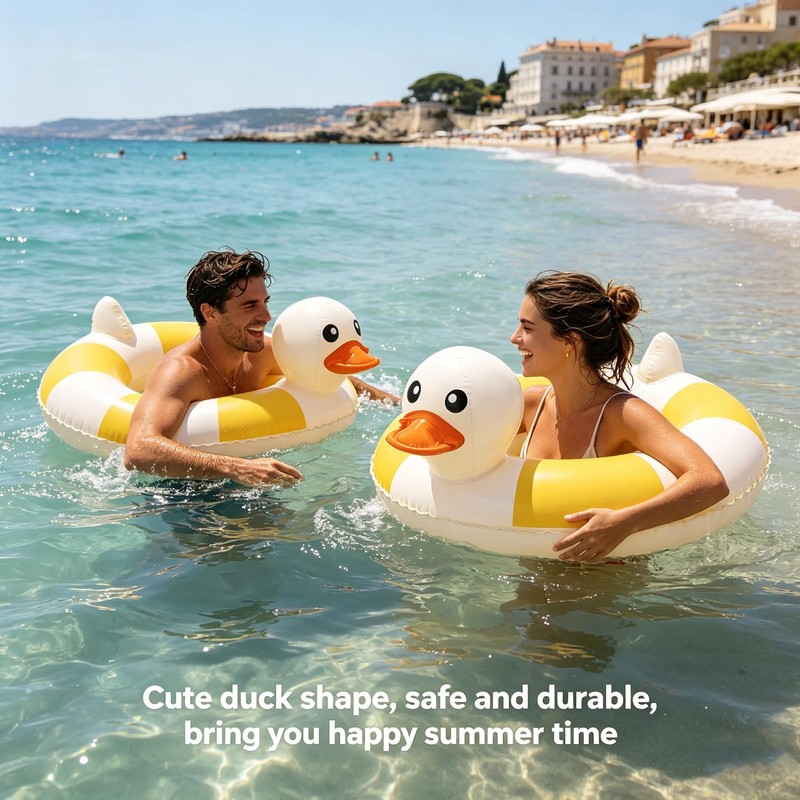 2PCS 35IN Pool Swim Ring Inflatable Pool Floats Water Fun