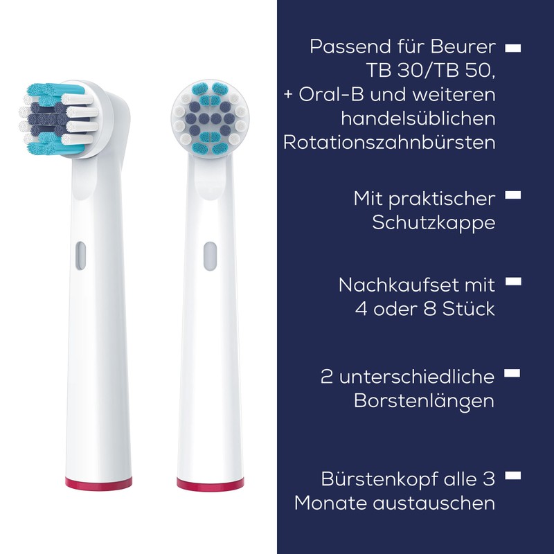 TB 30/50 Clean Brush Heads Pack of 4