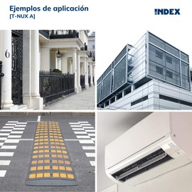 Index Fixing Systems t-nux A – Pack of 8 High Performance Universal Wall Plugs, Countersunk Head Screw (Coating, Nylon, 10 x 80 mm, Diameter 10 mm)