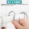 S Shaped Hooks, No Drop, Rust, Set of 6, Flexible