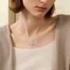 ONEFINITY Turtle Necklace S925 Sterling Silver Opal Turtle Pendant Necklace