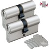BASI Set of 2 V50 Profile Double Cylinder N+G 30/45