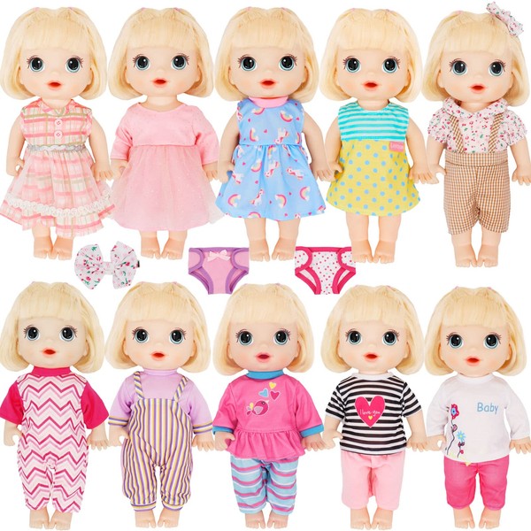 Alive - Ropa y accesorios para muñecas de bebé, 10