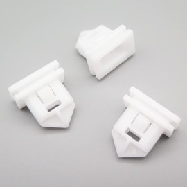VVO Fasteners- White Plastic Side Step Trim & Cover Fastener Clips for Volvo XC60, (Pack of 10)