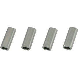 Himeji or arumikuranpu Tube (Aluminum Sleeve) 4 Pack 2.0 mm