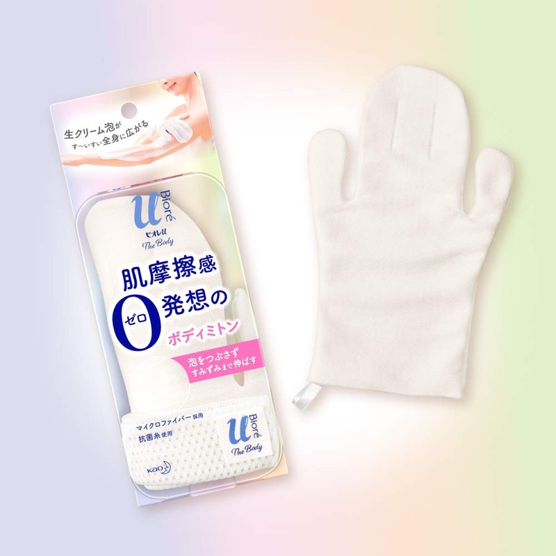 Biore U The Body Body Foam Type Body Mitten, Uses
