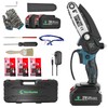 Vorlazen 6 Inch Mini Chainsaw Cordless, Electric Battery Powered Chain