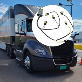 Vkinman Fuel Injector Wiring Harness 1807455C92 Replacement for International Navistar DT466 DT466E DT530 1994-2003 Replaces 1807285C91 1807285C92