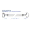SFX® Reinforced Hose 50 cm DN19-3/4 Inch UM Drinking Water