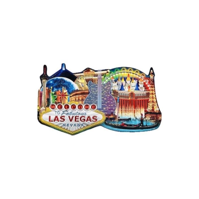 Las Vegas Strip Skyline Magnet