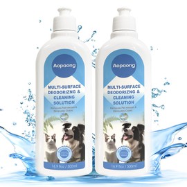 Aopaong Multi-Surface Floor Cleaning Solution Ocean Scent, Household Floor Cleaner Care for All Robot Vacuums with Mopping and Cordless Wet/Dry Vacuums (16.9Fl Oz/500ML) 2bottle