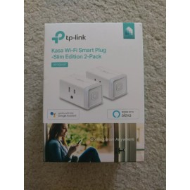 TP-LINK BRAND NEW TP-Link Kasa KP100 Smart Plug Mini, 2-Pack - Slim Edition 15A/1800W