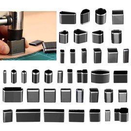 YUENTOEN Leather Hole Punch Tool, 39 Shape Style Leather Hollow Cutter Punch Tools, Leather Crafting Tools, Leather Punch Cutter Tools for Handmade Leather Craft