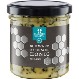 Ölmühle Solling Organic Black Cumin Honey with Seeds 180 g