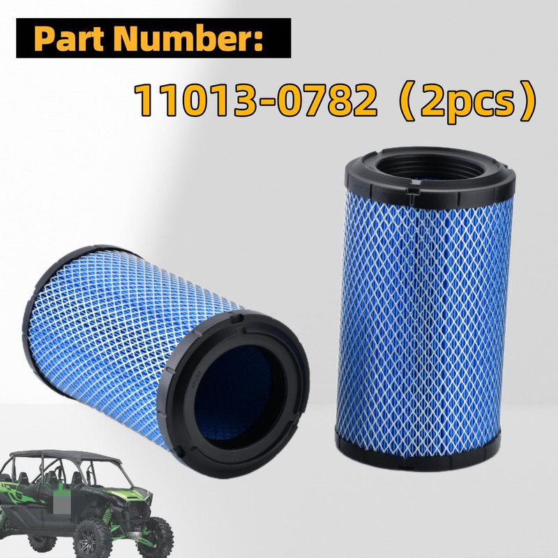(2PCS) 11013-0782 Air Filter Compatible with Kawasaki 2020-2024 Teryx KRX