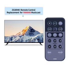 TCNOUMT Replacement Remote Control for Yamaha ZS38940 Remote Control Yamaha MusicCast Network Speaker NX-N500 NX-N500B NX-N500S NXN500 NXN500B NXN500S