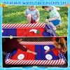 ShinyRelief Inflatable Pool Hockey Game Set for Kids, Floating Pool