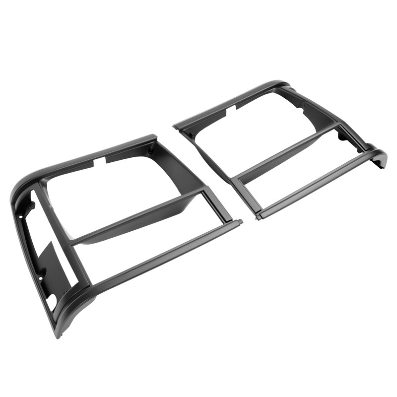HECASA Pair Headlight Bezels Compatible with 1991-1996 Jeep Cherokee 1991-1992